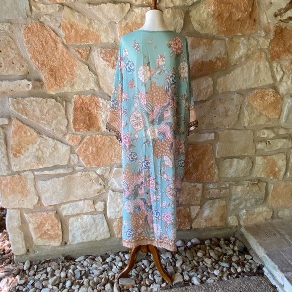 The Jade Floral Kimono Duster - Picture 7 of 7